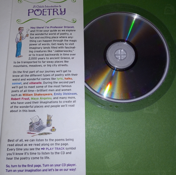 A Child's Introduction to Poetry teaching and reading book with hardcover - Picture 5 of 6